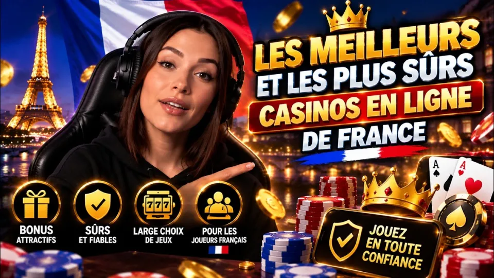 Les meilleurs et les plus sûrs casinos en ligne de France 🏆